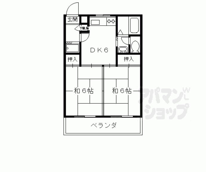 【サンライブマンションⅠ】間取
