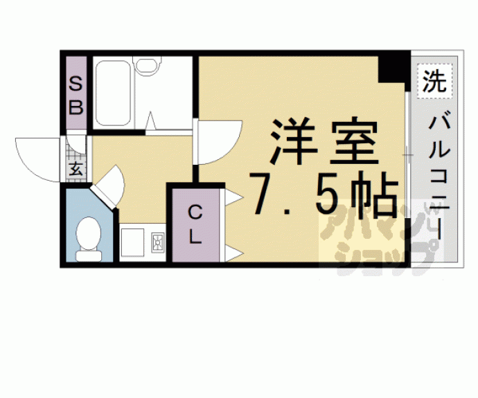 【ローズハイツ桂】間取