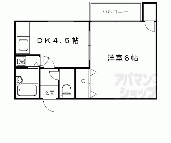 【コーポ　エル】間取