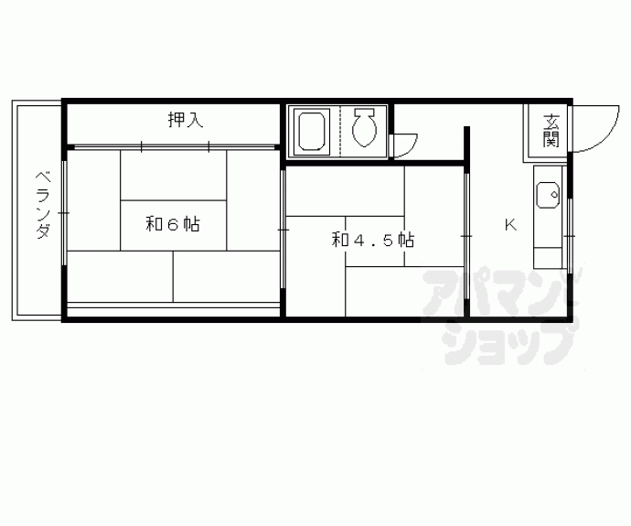 【ヒロタマンション】間取