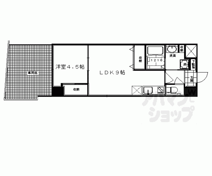 【ビクトワール西大路御池】間取