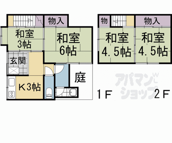 【五辻町貸家58-28】間取