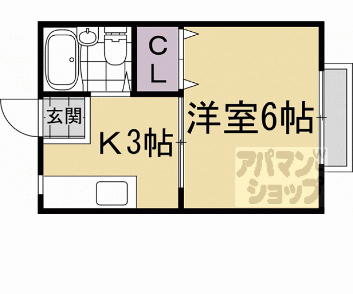【メゾネットＫ－１】間取