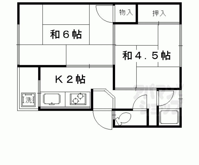 【春日マンション】間取