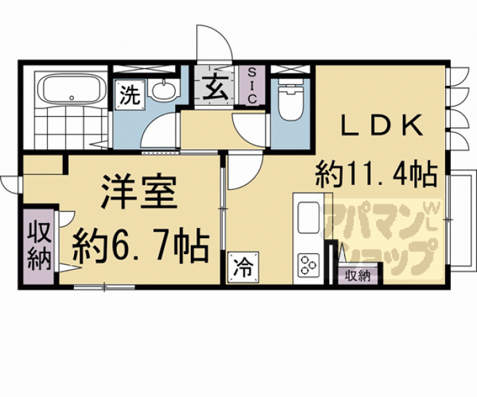 【メゾンプロスペリテ】間取
