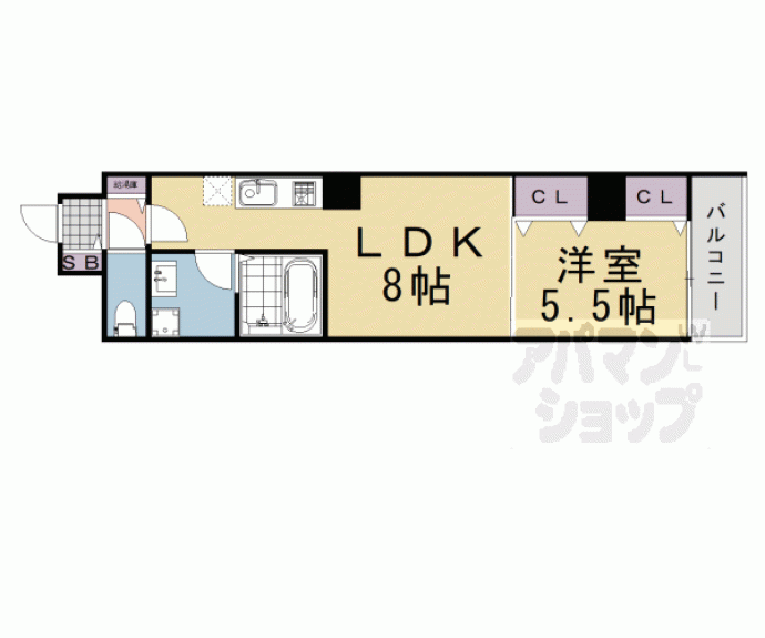 【クリスタルガーデン】間取