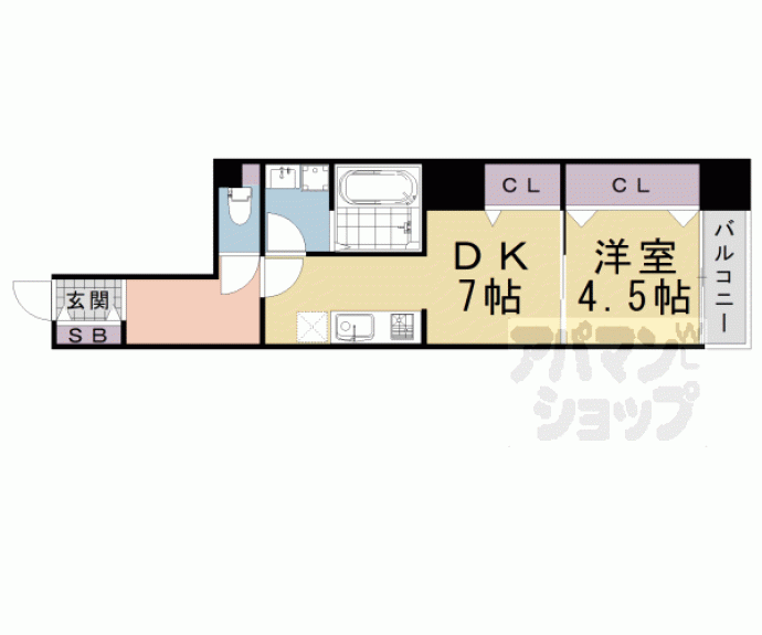 【クリスタルガーデン】間取