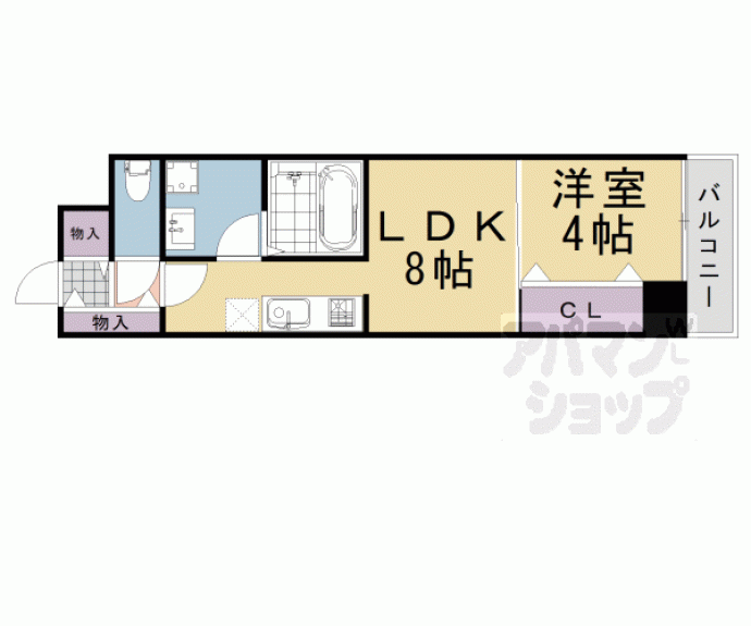 【クリスタルガーデン】間取