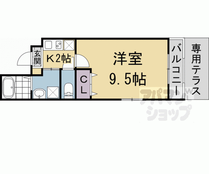 【プリシード桃山新町レジデンス】間取
