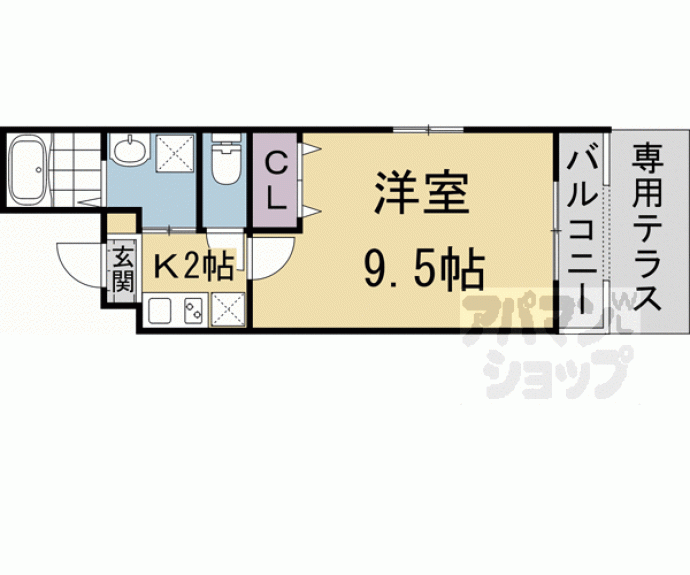【プリシード桃山新町レジデンス】間取