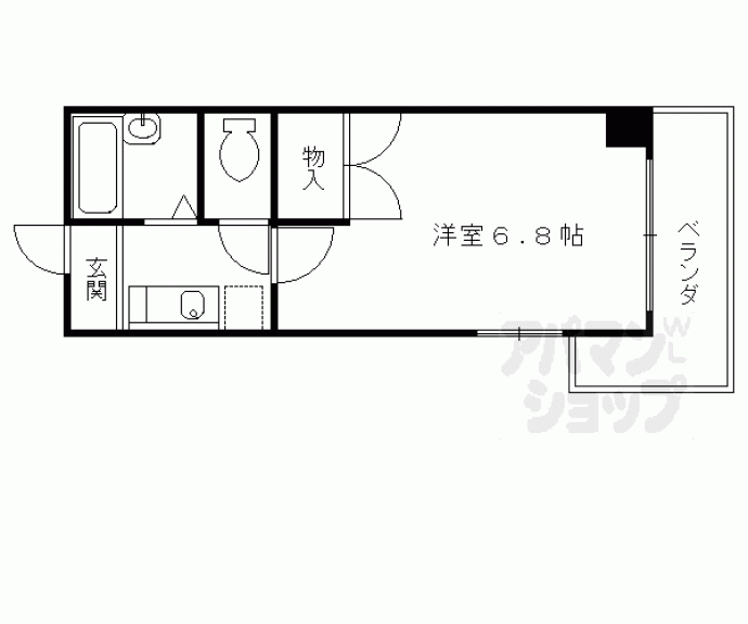 【WingTerrace篠原】間取