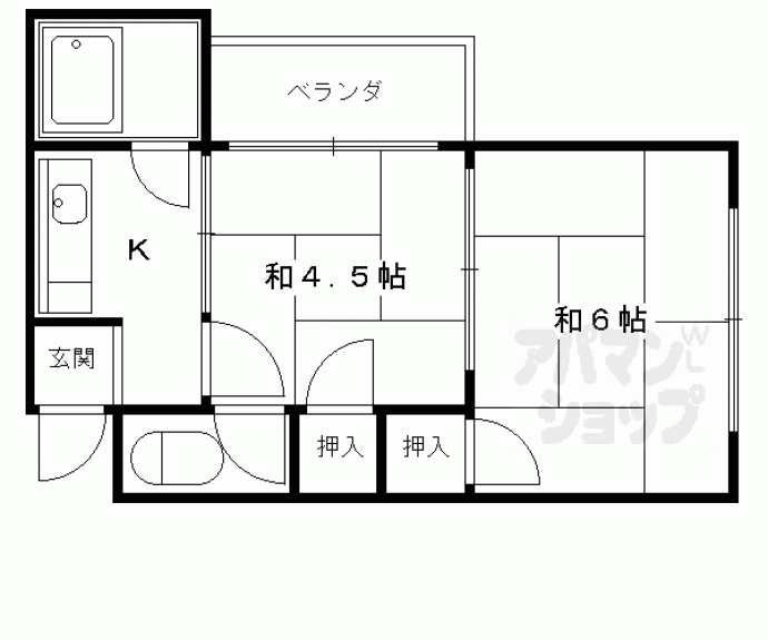 【石原マンション】間取