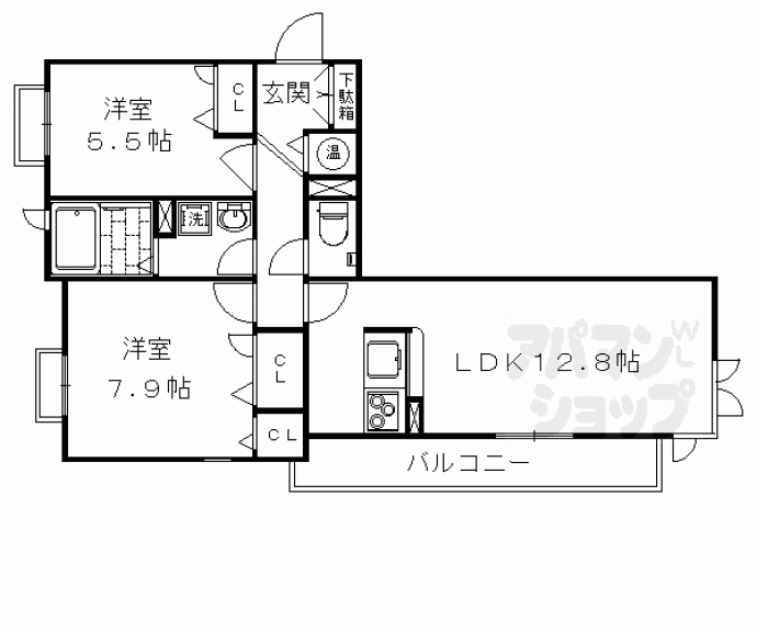 【Ｌａ　ｃａｓａ　ｐｕｌｉｔａ】間取