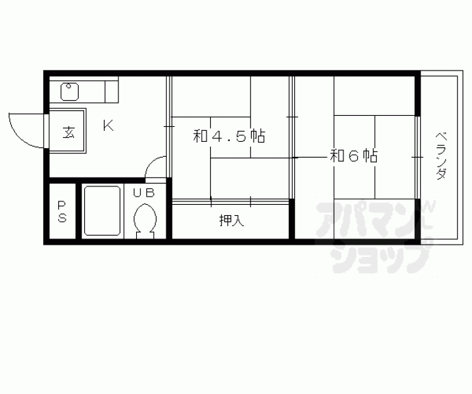 【福御マンション】間取