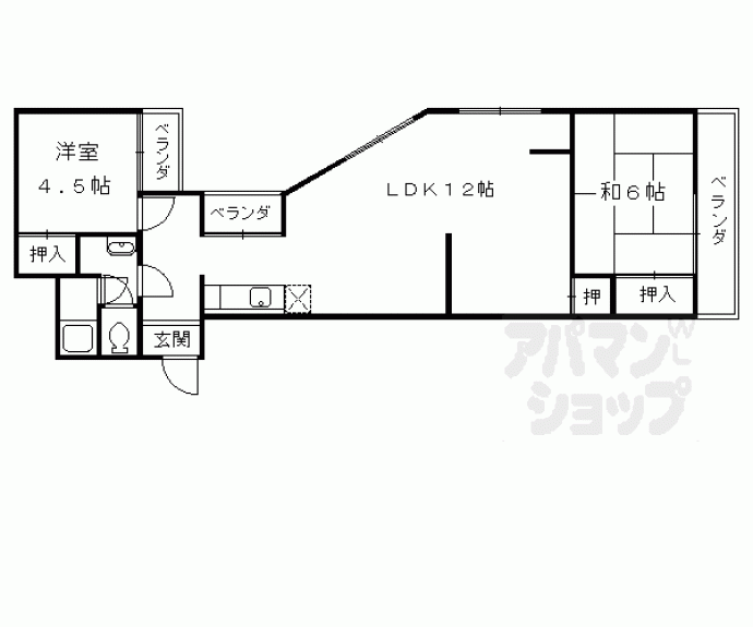 【サンコーハイツ】間取