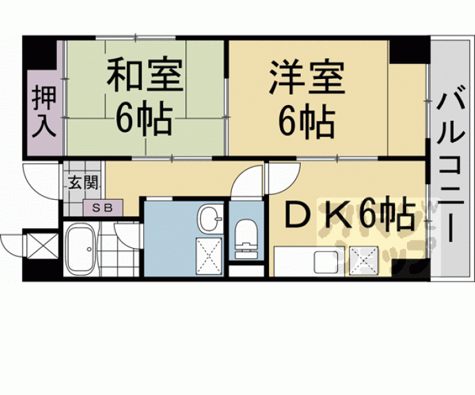 【クレアンス佐伯】間取