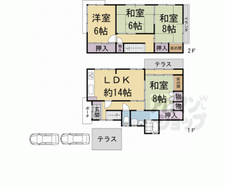 【岩倉幡枝町２２３７貸家】