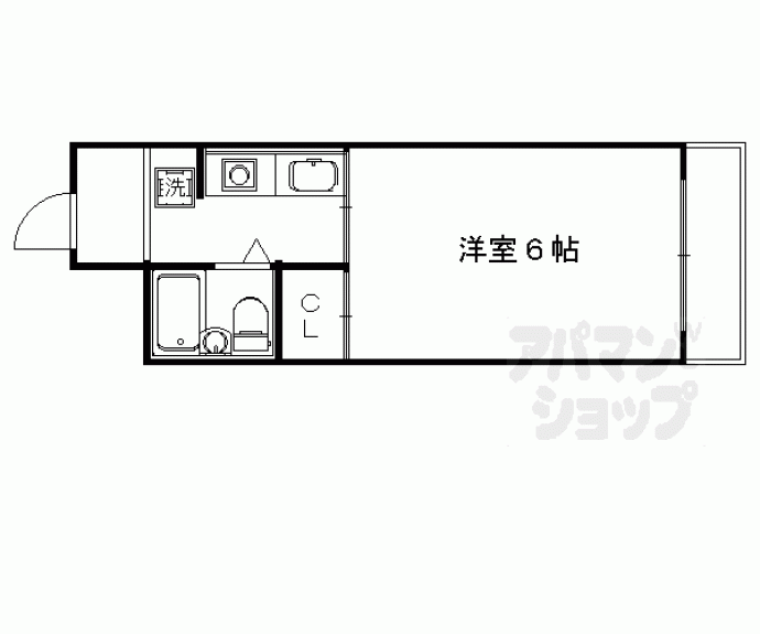 【プラム四条】間取