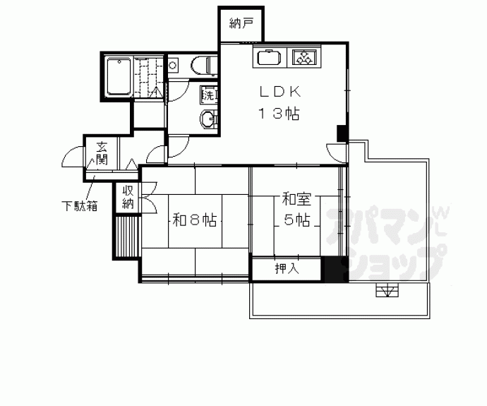 【カームネス】間取