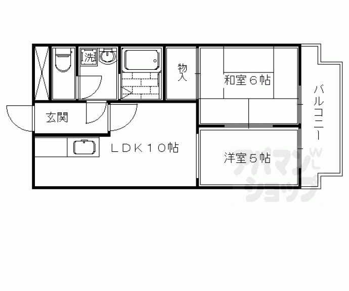 【アレックスⅠ】間取