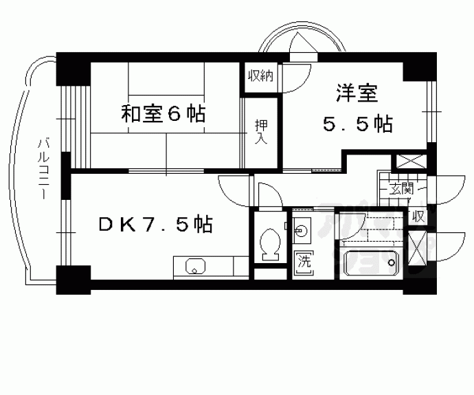 【セレクテ西大路】間取