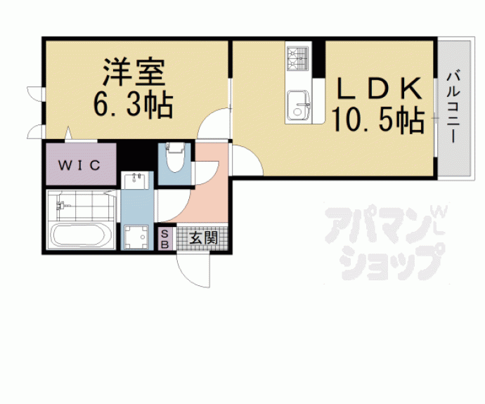 【グラシア内畑】間取