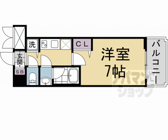 【ベラジオ雅び西大路高辻】間取
