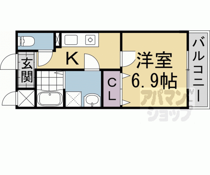 【ＷＩＮ深草枯木町】間取