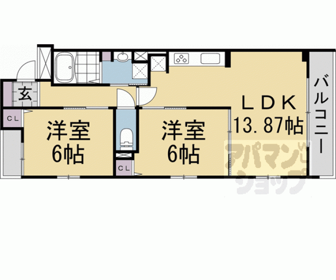 【CASA御所北】間取