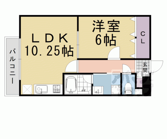 【ホームズネオ桂】間取