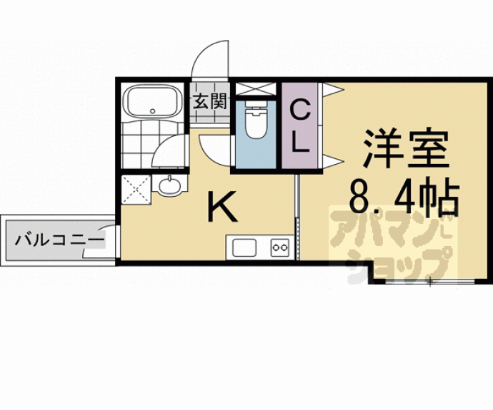 【京ＯＨＢＵⅥ】間取