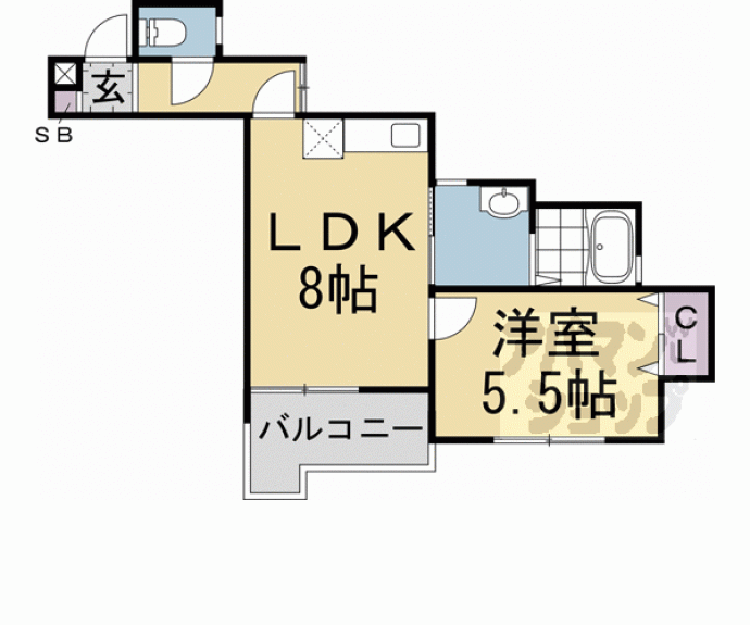 【ＰｒｉｖａｔｅＲｅｓｉｄｅｎｃｅ東一条】間取