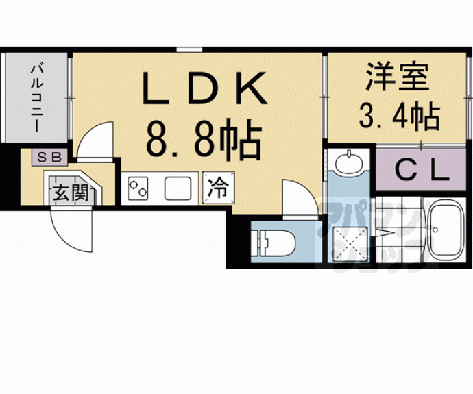 【エーデルシュタイン花園伊町】間取
