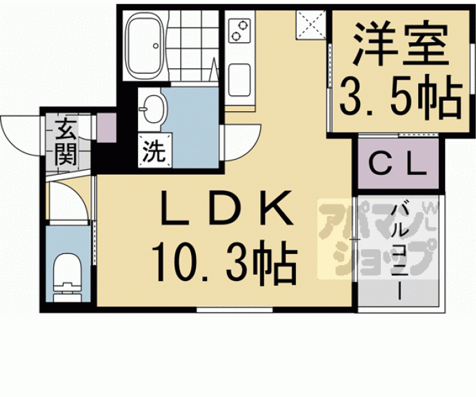 【REGALEST椥辻】間取