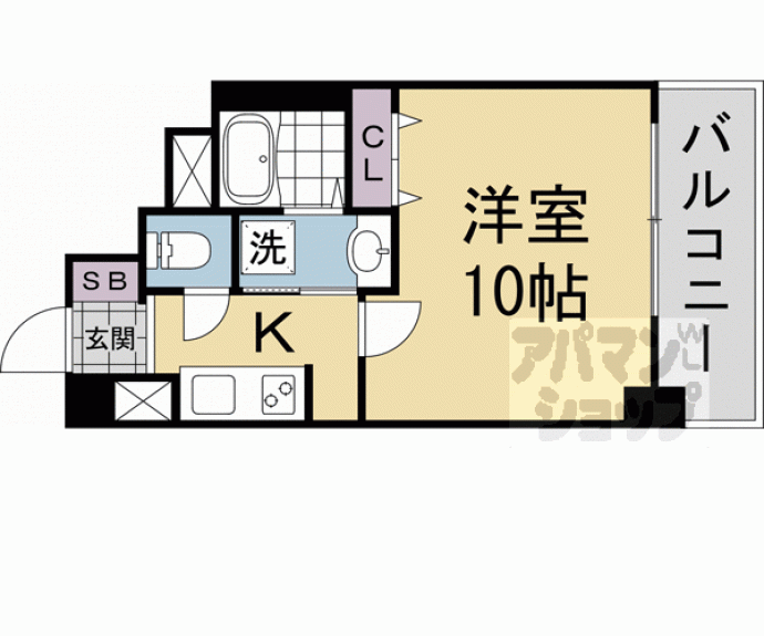 【グランレブリー桂川サウススクエア】間取