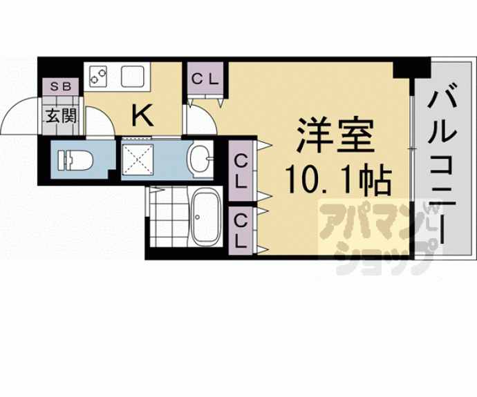 【グランレブリー桂川サウススクエア】間取