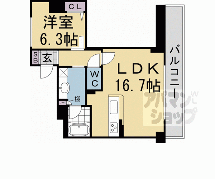 【エスリード京都山科セミリア】間取