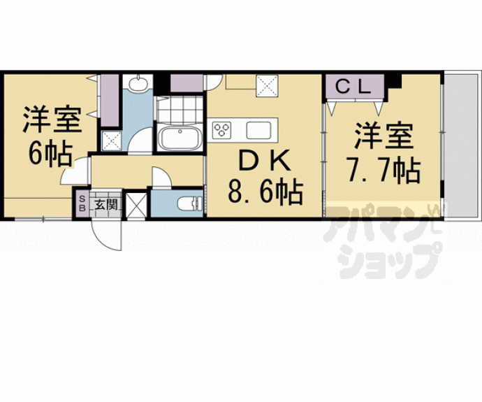 【メゾングラウコ】間取