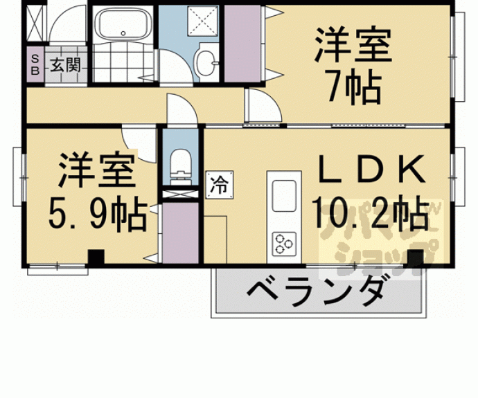 【メゾングラウコ】間取