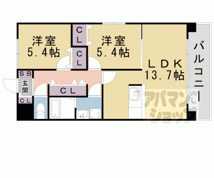 【アイリス岸場】間取