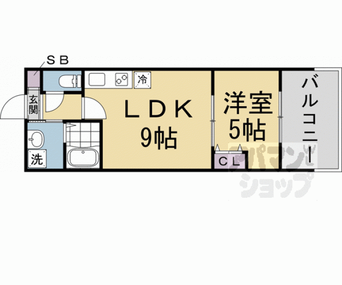 【クレアーレ西陣】間取