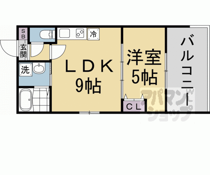 【クレアーレ西陣】間取