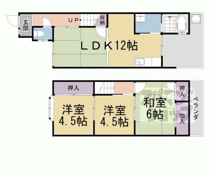 【醍醐御霊ケ下町戸建】間取