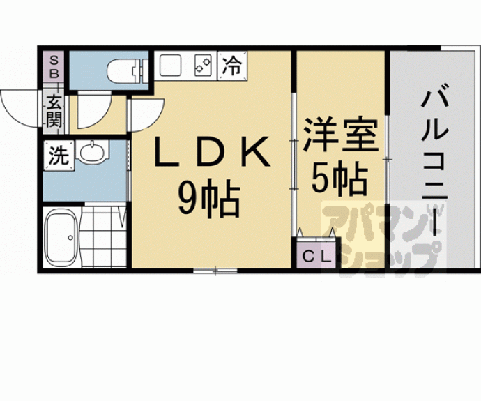 【クレアーレ西陣】間取