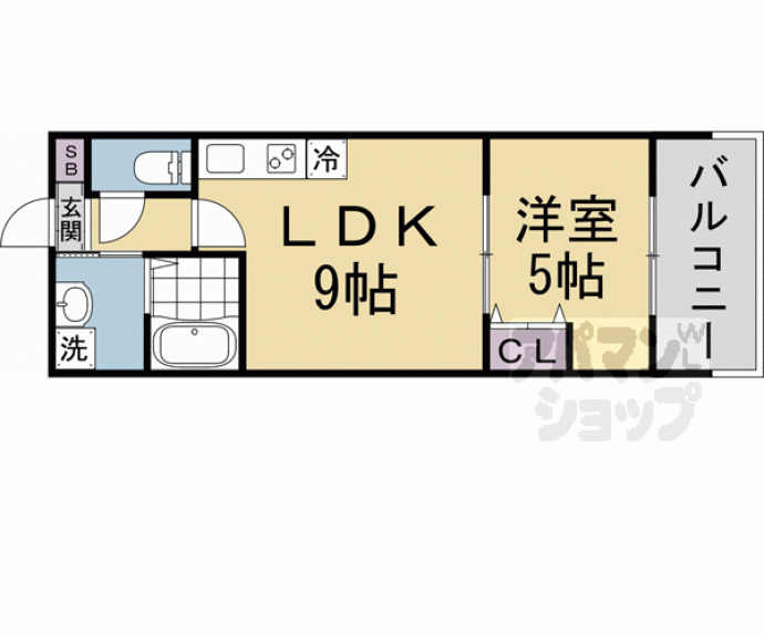 【クレアーレ西陣】間取