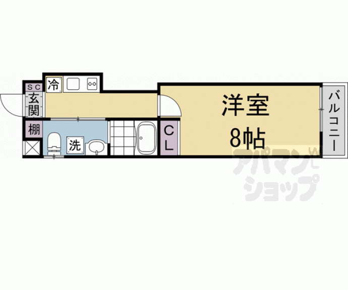 【グラヴィス御所西】間取