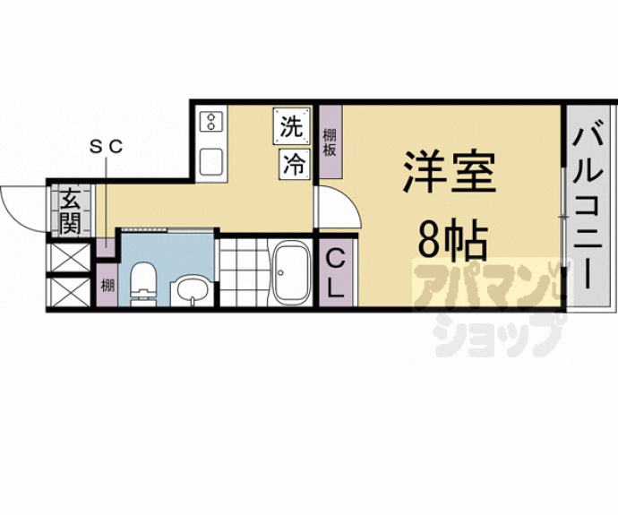 【Ｇｌａｄｖｉｓ御所西】間取