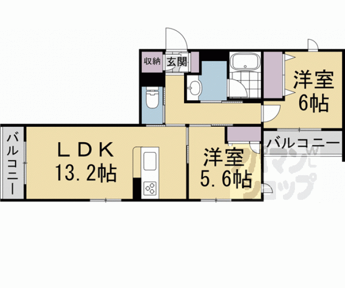 【Ｓ．Ｒ．シャーメゾン】間取