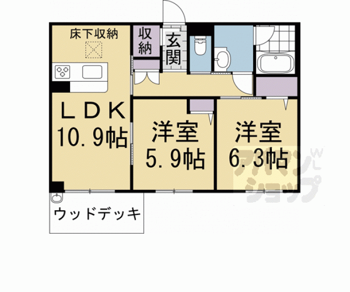 【S.R.シャーメゾン】間取