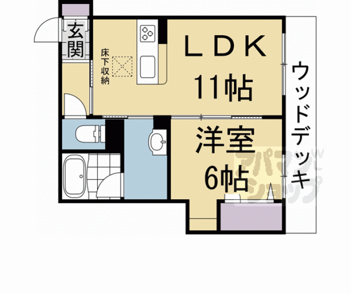 【レフィシア松ヶ崎】間取